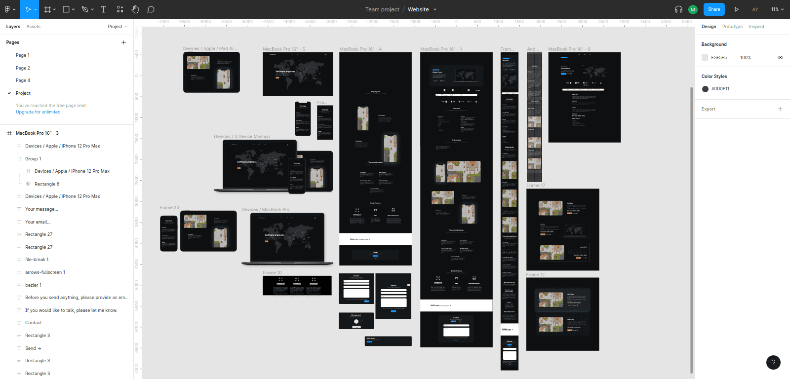 Design processProject goals